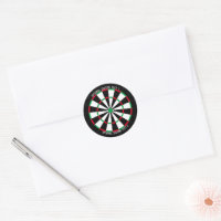 Aangepaste tekst Aangepast Klassieke dartboard