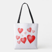 Aangepaste tekst aangepast rood tote bag (Achterkant)