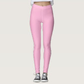 Aangepaste tekst Aangepaste roze gym Leggings (Voorkant)