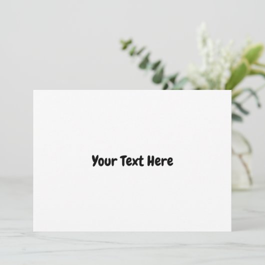 Aangepaste tekst aankondiging (Staand voorkant)