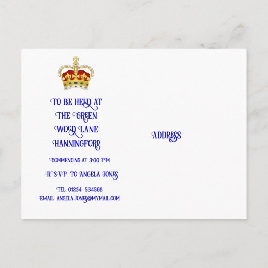 Aangepaste tekst Aankondiging van de Bekeerling va (Achterkant)