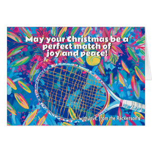 🎾🎄Aangepaste tekst, Ace Your Christmas