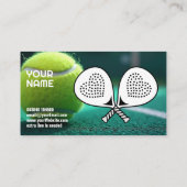 🎾Aangepaste tekst,  Ace Your Game Padel Coach  Visitekaartje (Achterkant)