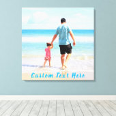 Aangepaste tekst afdrukken op uw fotocanvas (Insitu (Houten vloer))