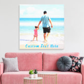 Aangepaste tekst afdrukken op uw fotocanvas (Insitu (Woonkamer))