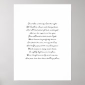 Aangepaste tekst afdrukken, Song Lyrics Art Poster (Voorkant)