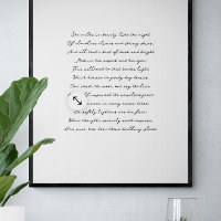 Aangepaste tekst afdrukken, Song Lyrics Art