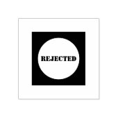 Aangepaste tekst AFGEWEZEN Afgedrukt Perfect Quali Rubberstempel (Afrduk)