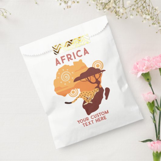 Aangepaste tekst Afrika Bedankzakje (Gezegeld)