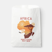 Aangepaste tekst Afrika Bedankzakje (Voorkant)