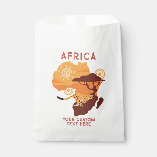 Aangepaste tekst Afrika Bedankzakje (Voorkant)