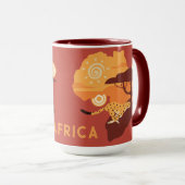 Aangepaste tekst Afrika Mok (Voorkant rechts)