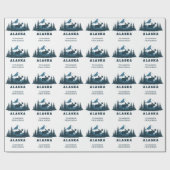 Aangepaste tekst ALASKA Cadeaupapier (Vlak)
