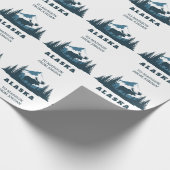 Aangepaste tekst ALASKA Cadeaupapier (Hoek)