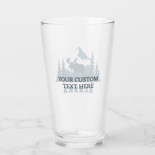Aangepaste tekst ALASKA Glas (Achterkant)
