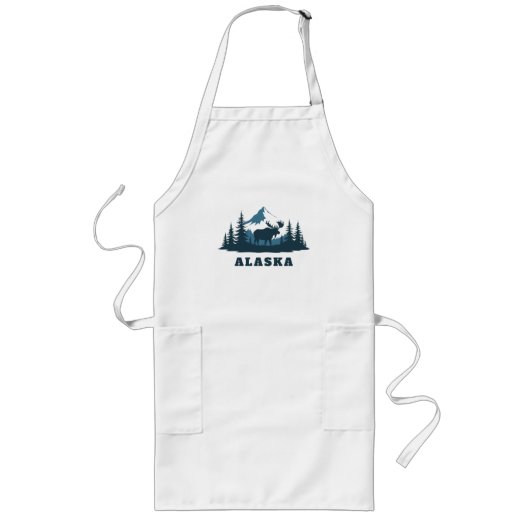 Aangepaste tekst ALASKA Lang Schort (Voorkant)