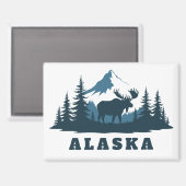 Aangepaste tekst ALASKA Magneet (Voorkant / Achterkant)