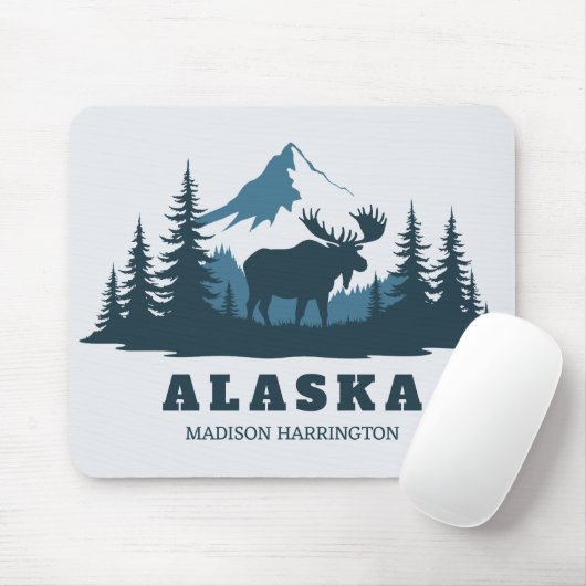 Aangepaste tekst ALASKA Muismat (Met muis)