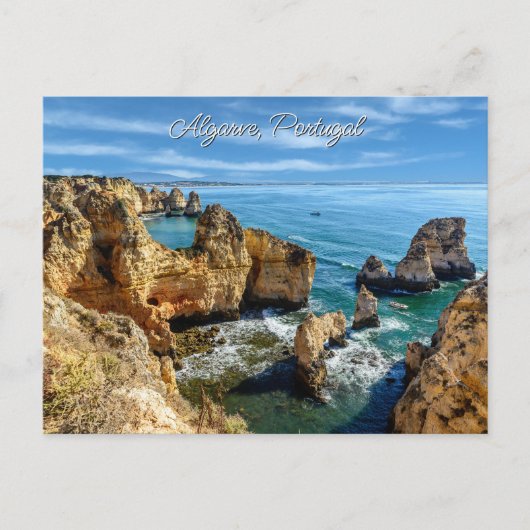 Aangepaste tekst Algarve, Portugal Briefkaart (Voorkant)