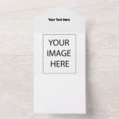 Aangepaste tekst all in one uitnodiging (Binnen)