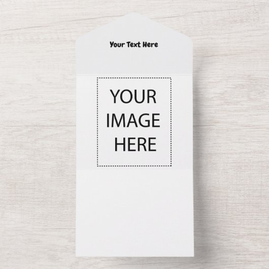 Aangepaste tekst all in one uitnodiging (Binnen)