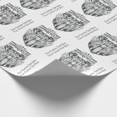 Aangepaste tekst "American Motocycles" inpakpapier (Hoek)