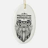Aangepaste tekst "American Motocycles" ornament (Rechts)