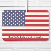 Aangepaste tekst Amerikaanse vlag auto Luchtverfrisser