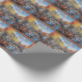 Aangepaste tekst Amsterdam Cadeaupapier (Hoek)