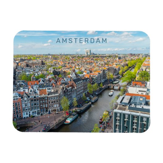 Aangepaste tekst Amsterdam Magneet (Horizontaal)