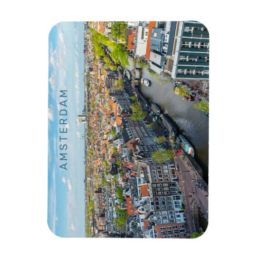 Aangepaste tekst Amsterdam Magneet (Verticaal)