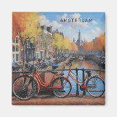 Aangepaste tekst Amsterdam Magneet (Voorkant)