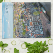 Aangepaste tekst Amsterdam Theedoek (Gevouwen)