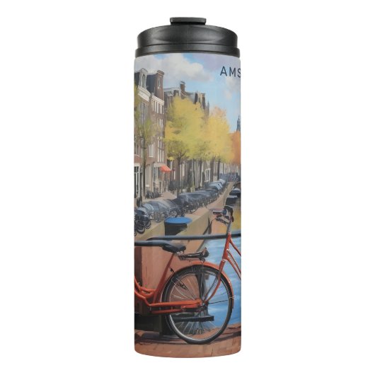 Aangepaste tekst Amsterdam Thermosbeker (Voorkant)