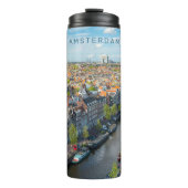 Aangepaste tekst Amsterdam Thermosbeker (Voorkant)