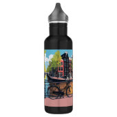 Aangepaste tekst Amsterdam Waterfles (Links)