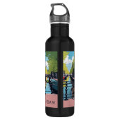 Aangepaste tekst Amsterdam Waterfles (Achterkant)