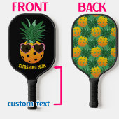 Aangepaste tekst 🍍 🍍 ananas, tweezijdig pickleball paddle