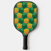 Aangepaste tekst 🍍 🍍 ananas, tweezijdig pickleball paddle (Achterkant)