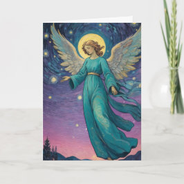 Aangepaste tekst  Angel Christmas Kaart
