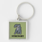 Aangepaste tekst Angry Gorilla Sleutelhanger (Voorkant)