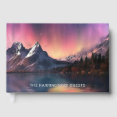 Aangepaste tekst Aurora Borealis Gastenboek (Voorkant)