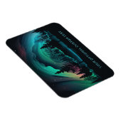 Aangepaste tekst Aurora Borealis illustratie Magneet (Rechterzijde)