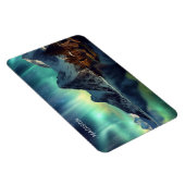 Aangepaste tekst Aurora Borealis Magneet (Rechterzijde)