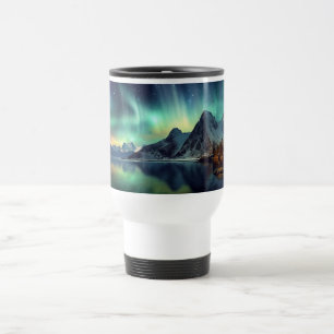 Aangepaste tekst Aurora Borealis Reisbeker