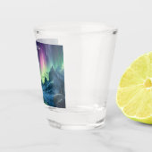 Aangepaste tekst Aurora Borealis Shot Glas (Rechts)