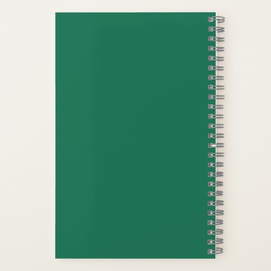 Aangepaste tekst Aussie Spelen Tennisbal Fun Spira Notitieboek (Achterkant)