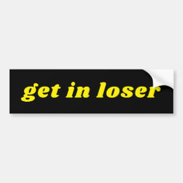 Aangepaste tekst auto bumpersticker ontwerp voor v