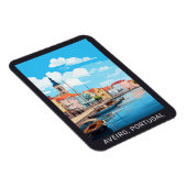 Aangepaste tekst Aveiro Portugal Magneet (Rechterzijde)