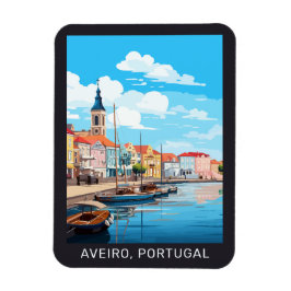 Aangepaste tekst Aveiro Portugal Magneet